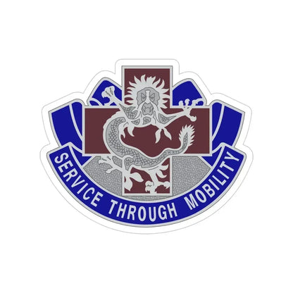 528 Field Hospital (U.S. Army) Transparent STICKER Die-Cut Vinyl Decal 5 Inch - The Sticker Space