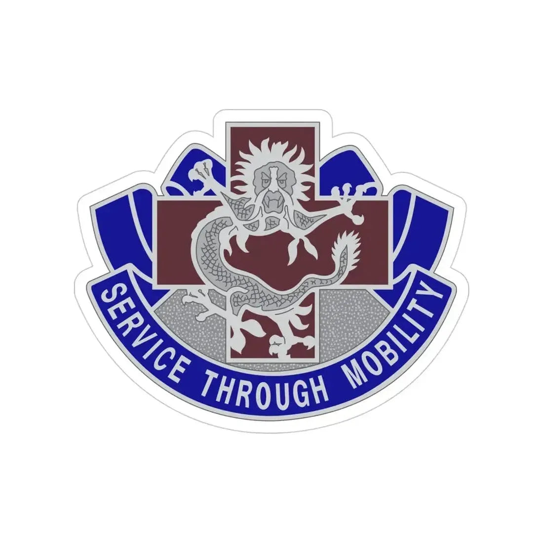 528 Field Hospital (U.S. Army) Transparent STICKER Die-Cut Vinyl Decal - The Sticker Space