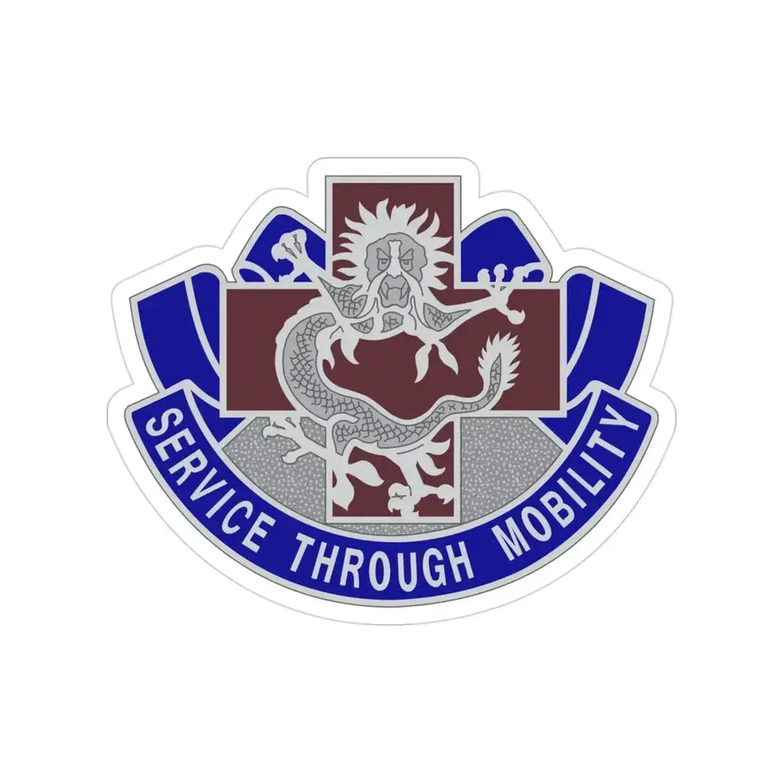 528 Field Hospital (U.S. Army) Transparent STICKER Die-Cut Vinyl Decal - The Sticker Space