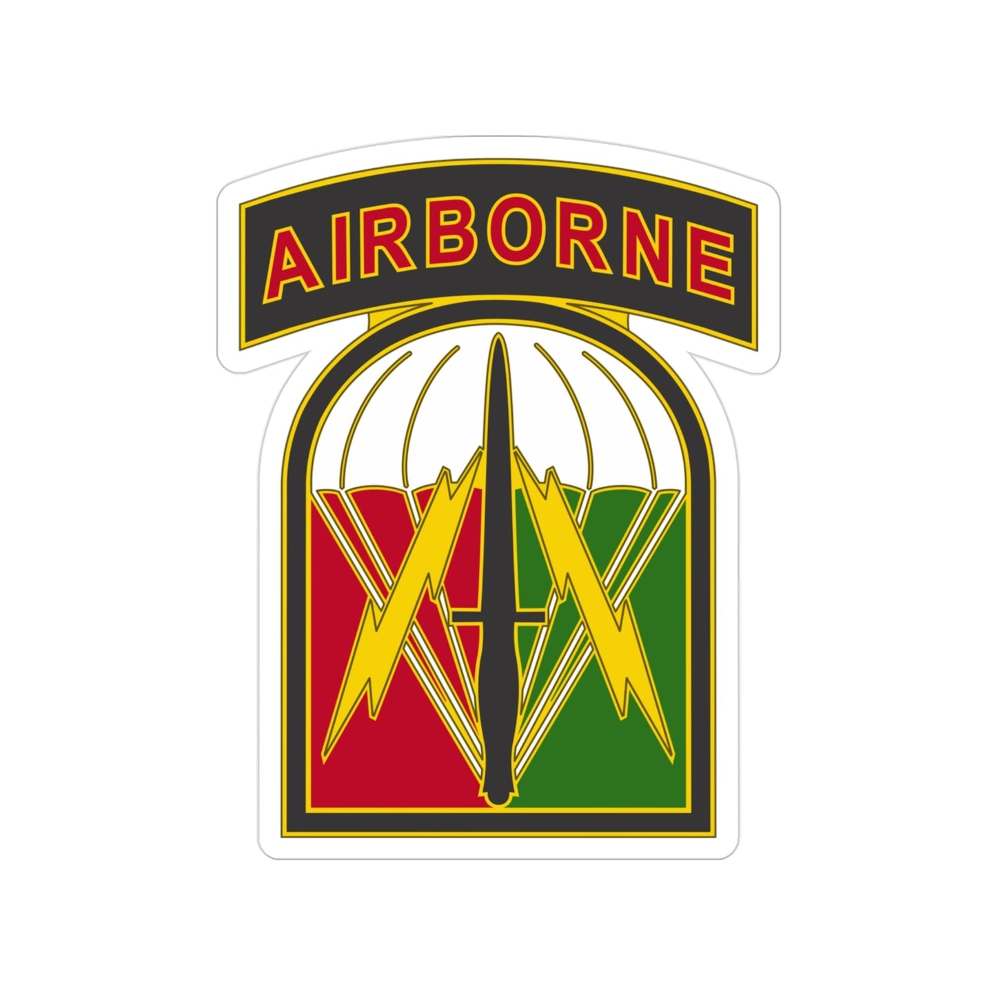 528 Sustainment Brigade 2 (U.S. Army) Transparent STICKER Die-Cut Vinyl Decal-3 Inch-The Sticker Space