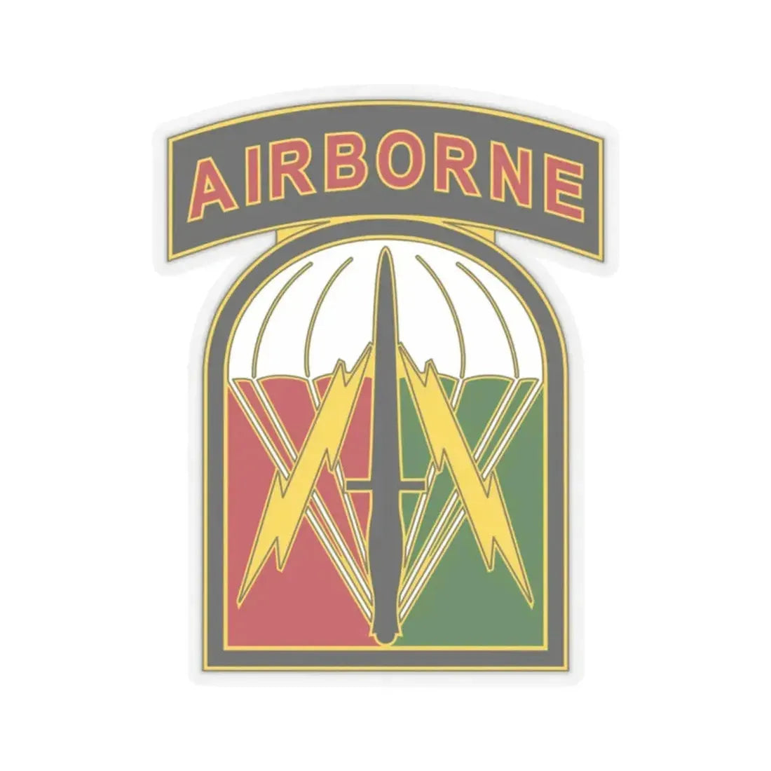 528 Sustainment Brigade 2 (U.S. Army) STICKER Vinyl Kiss-Cut Decal 2 Inch Transparent - The Sticker Space