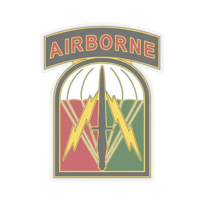 528 Sustainment Brigade 2 (U.S. Army) STICKER Vinyl Kiss-Cut Decal 4 Inch Transparent - The Sticker Space