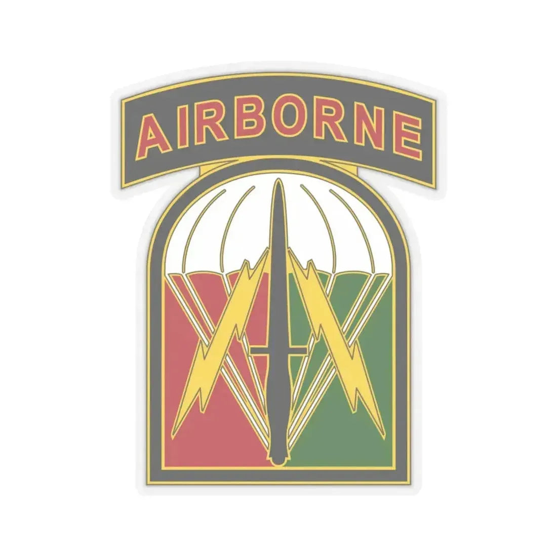 528 Sustainment Brigade 2 (U.S. Army) STICKER Vinyl Kiss-Cut Decal 6 Inch Transparent - The Sticker Space