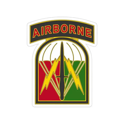 528 Sustainment Brigade 2 (U.S. Army) Transparent STICKER Die-Cut Vinyl Decal 5 Inch - The Sticker Space