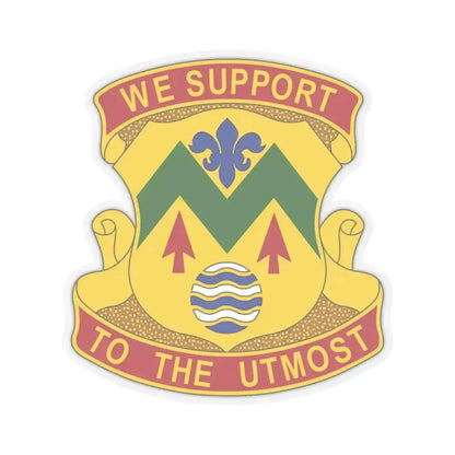 528 Sustainment Brigade (U.S. Army) STICKER Vinyl Kiss-Cut Decal 4 Inch Transparent - The Sticker Space