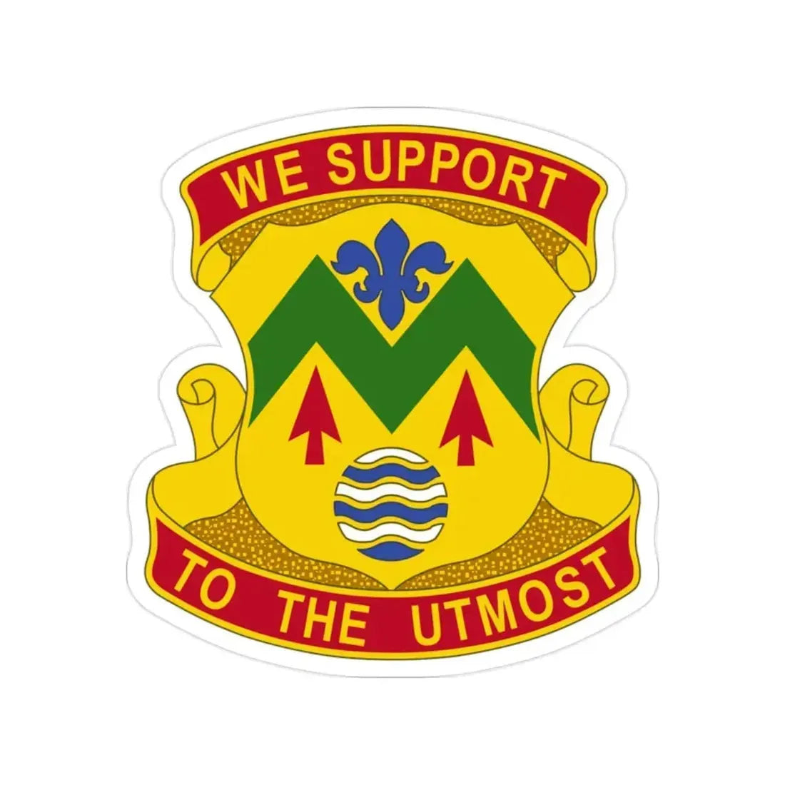 528 Sustainment Brigade (U.S. Army) Transparent STICKER Die-Cut Vinyl Decal - The Sticker Space