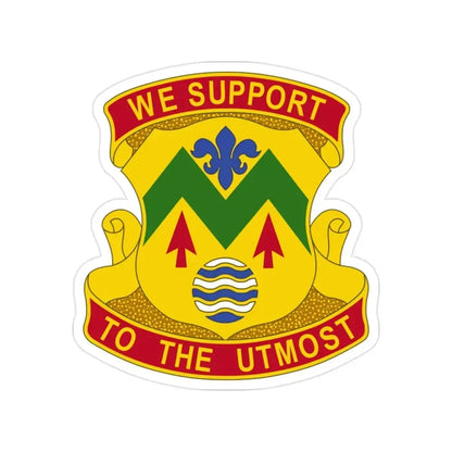528 Sustainment Brigade (U.S. Army) Transparent STICKER Die-Cut Vinyl Decal - The Sticker Space