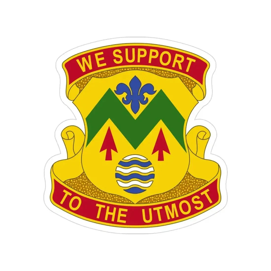528 Sustainment Brigade (U.S. Army) Transparent STICKER Die-Cut Vinyl Decal - The Sticker Space