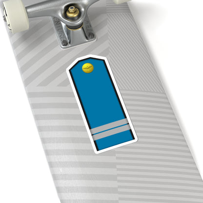 Bulgaria AirForce OR 5 (Bulgaria) (Military Rank) STICKER Vinyl Kiss-Cut Decal