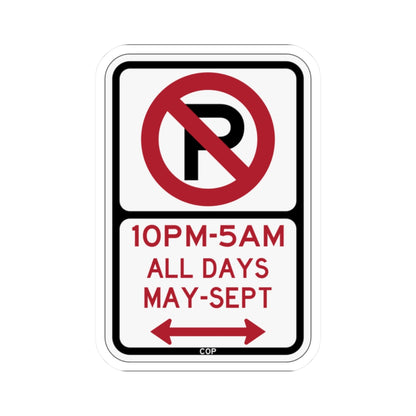 PBOT Road sign P1191D (Oregon) (Road Sign) STICKER Vinyl Kiss-Cut Decal