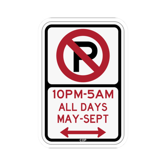 PBOT Road sign P1191D (Oregon) (Road Sign) STICKER Vinyl Kiss-Cut Decal