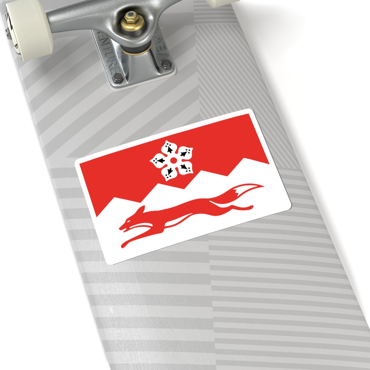 Flag of Leicestershire (England) STICKER Vinyl Kiss-Cut Decal