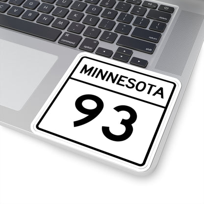 MN-93 1948 (Minnesota) (Road Sign) STICKER Vinyl Kiss-Cut Decal