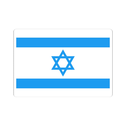 Flag of Israel Light Blue 3-2 (Israel) STICKER Vinyl Kiss-Cut Decal