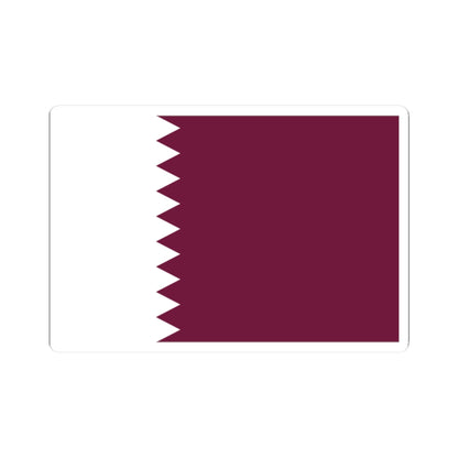 Flag of Qatar 1949-1971 3-2 (Qatar) STICKER Vinyl Kiss-Cut Decal