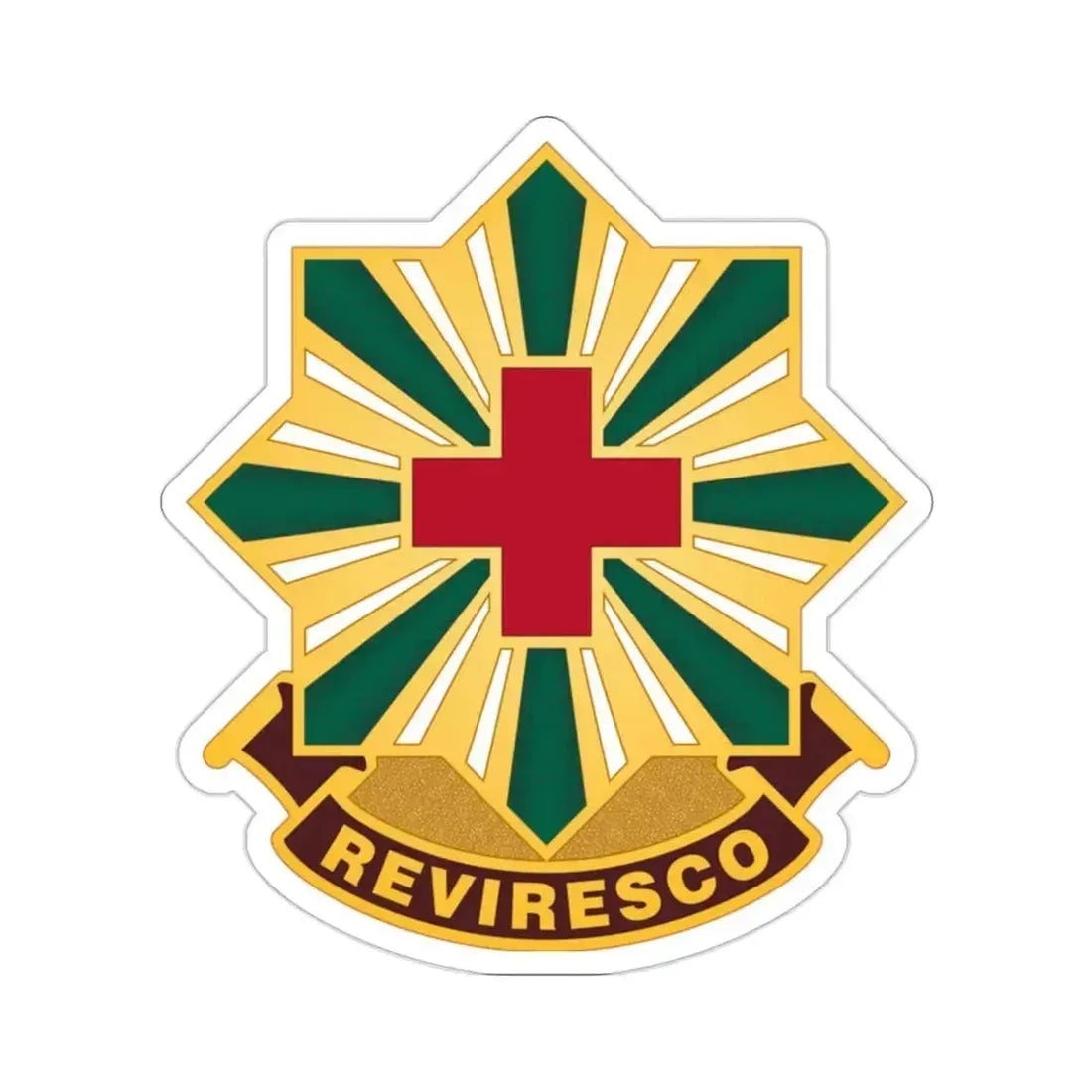 528th Hospital Center (U.S. Army) STICKER Vinyl Die-Cut Decal 2 Inch - The Sticker Space