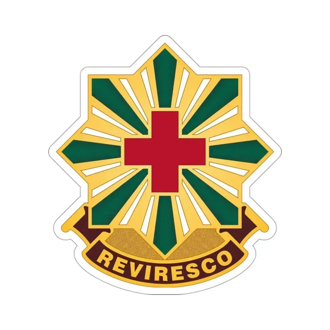 528th Hospital Center (U.S. Army) STICKER Vinyl Die-Cut Decal 3 Inch - The Sticker Space