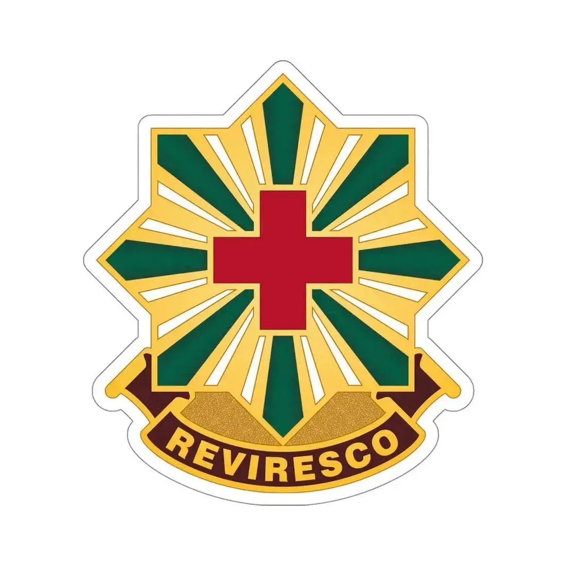 528th Hospital Center (U.S. Army) STICKER Vinyl Die-Cut Decal 5 Inch - The Sticker Space