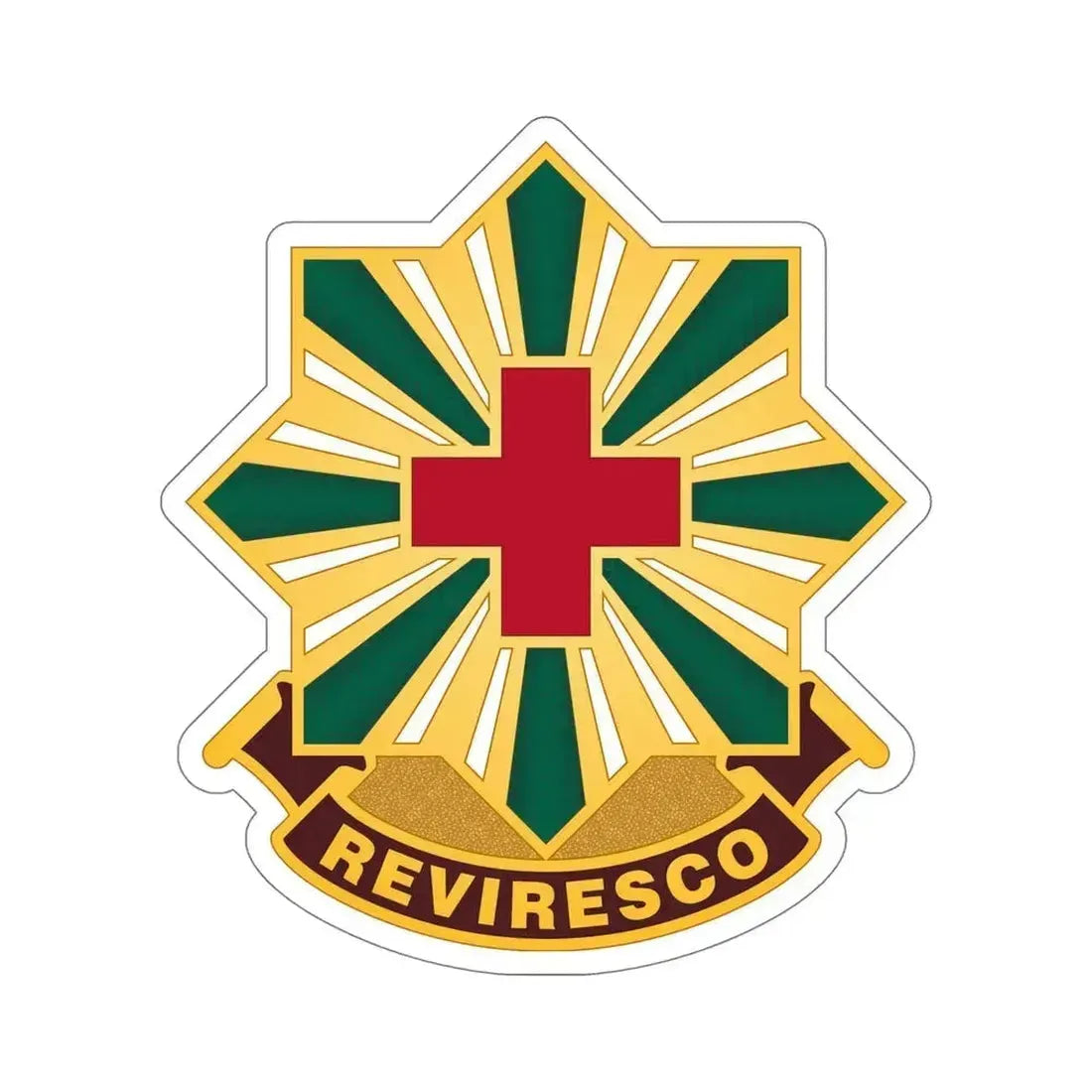 528th Hospital Center (U.S. Army) STICKER Vinyl Die-Cut Decal 6 Inch - The Sticker Space