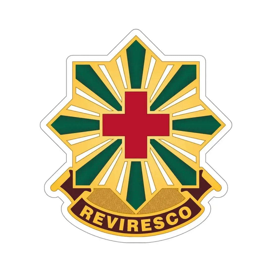 528th Hospital Center (U.S. Army) STICKER Vinyl Die-Cut Decal - The Sticker Space