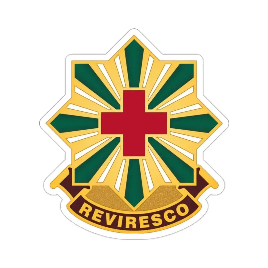 528th Hospital Center (U.S. Army) STICKER Vinyl Die-Cut Decal - The Sticker Space