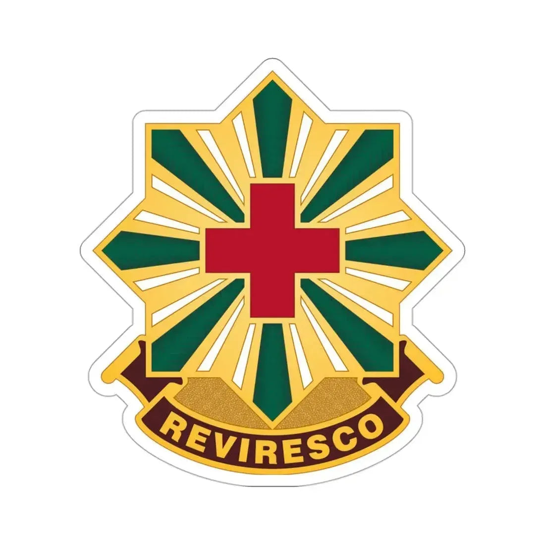 528th Hospital Center (U.S. Army) STICKER Vinyl Die-Cut Decal - The Sticker Space