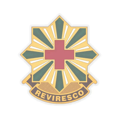 528th Hospital Center (U.S. Army) STICKER Vinyl Kiss-Cut Decal 3 Inch Transparent - The Sticker Space