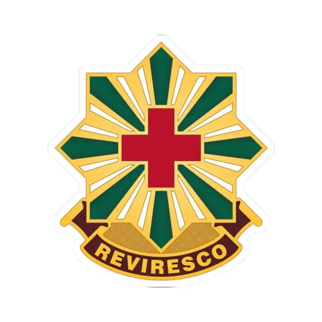 528th Hospital Center (U.S. Army) STICKER Vinyl Kiss-Cut Decal - The Sticker Space