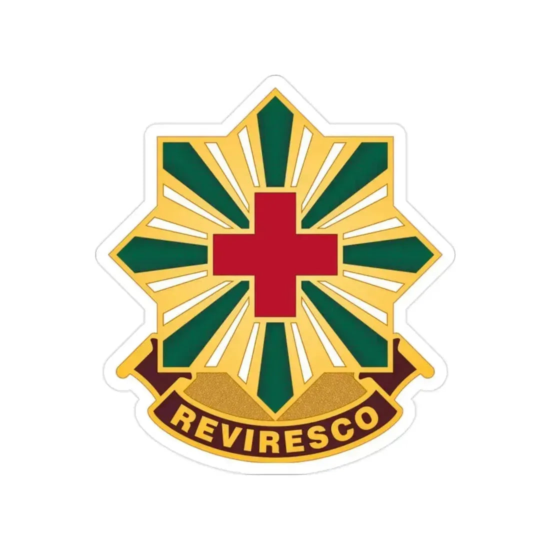 528th Hospital Center (U.S. Army) Transparent STICKER Die-Cut Vinyl Decal 2 Inch - The Sticker Space