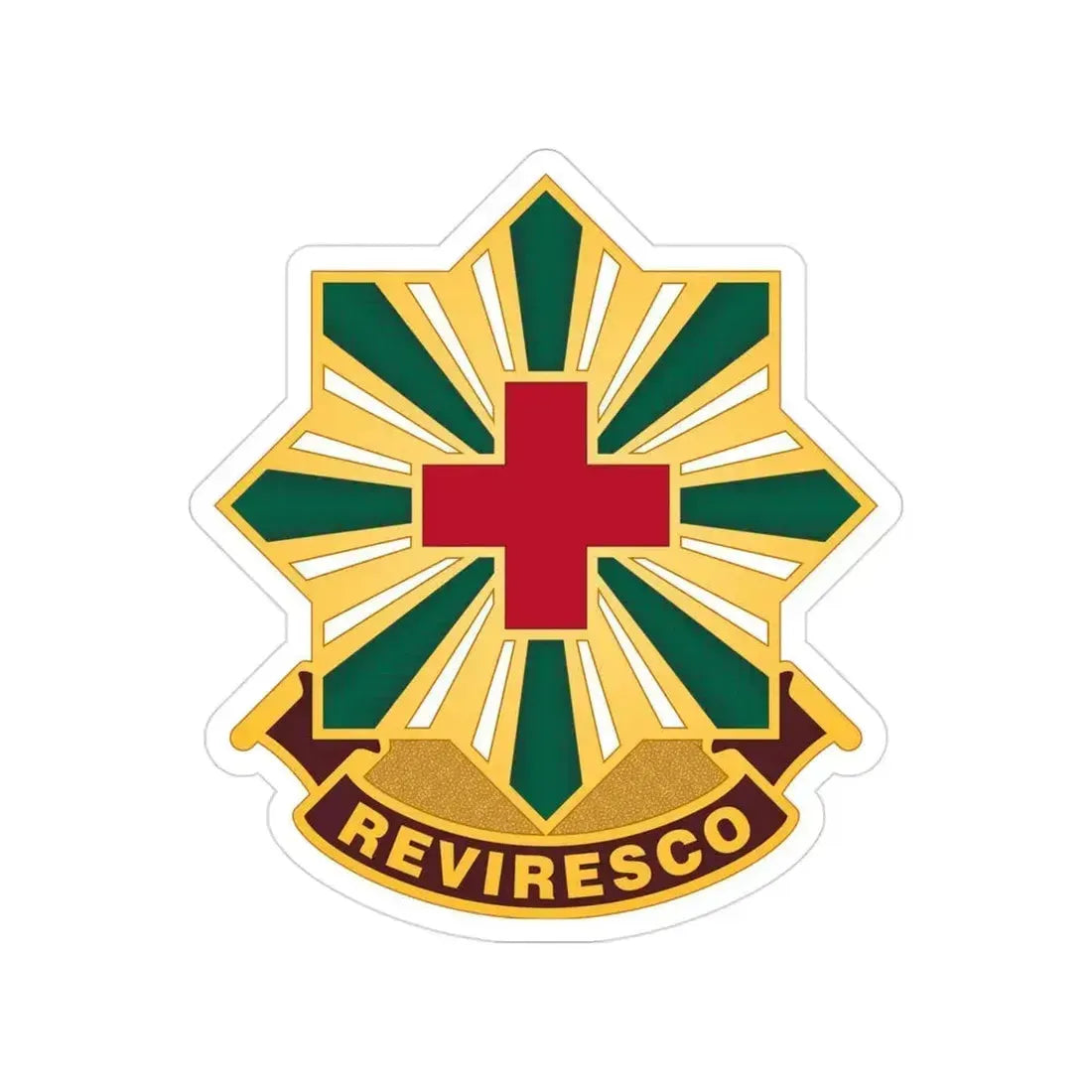 528th Hospital Center (U.S. Army) Transparent STICKER Die-Cut Vinyl Decal 3 Inch - The Sticker Space