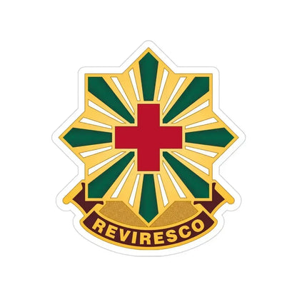 528th Hospital Center (U.S. Army) Transparent STICKER Die-Cut Vinyl Decal 4 Inch - The Sticker Space