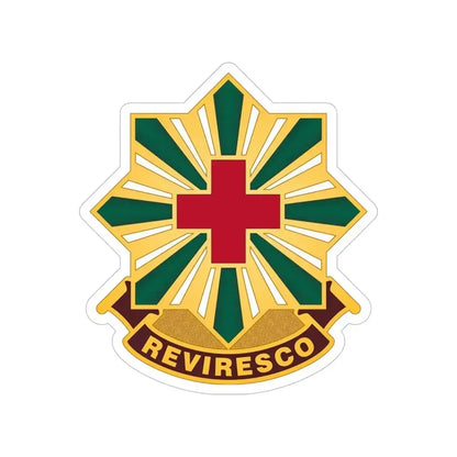 528th Hospital Center (U.S. Army) Transparent STICKER Die-Cut Vinyl Decal 5 Inch - The Sticker Space