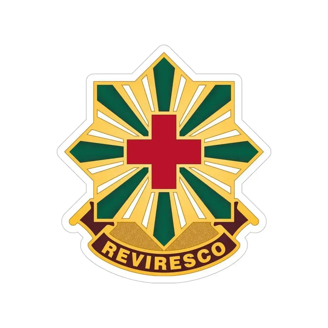 528th Hospital Center (U.S. Army) Transparent STICKER Die-Cut Vinyl Decal 6 Inch - The Sticker Space