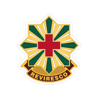 528th Hospital Center (U.S. Army) Transparent STICKER Die-Cut Vinyl Decal - The Sticker Space