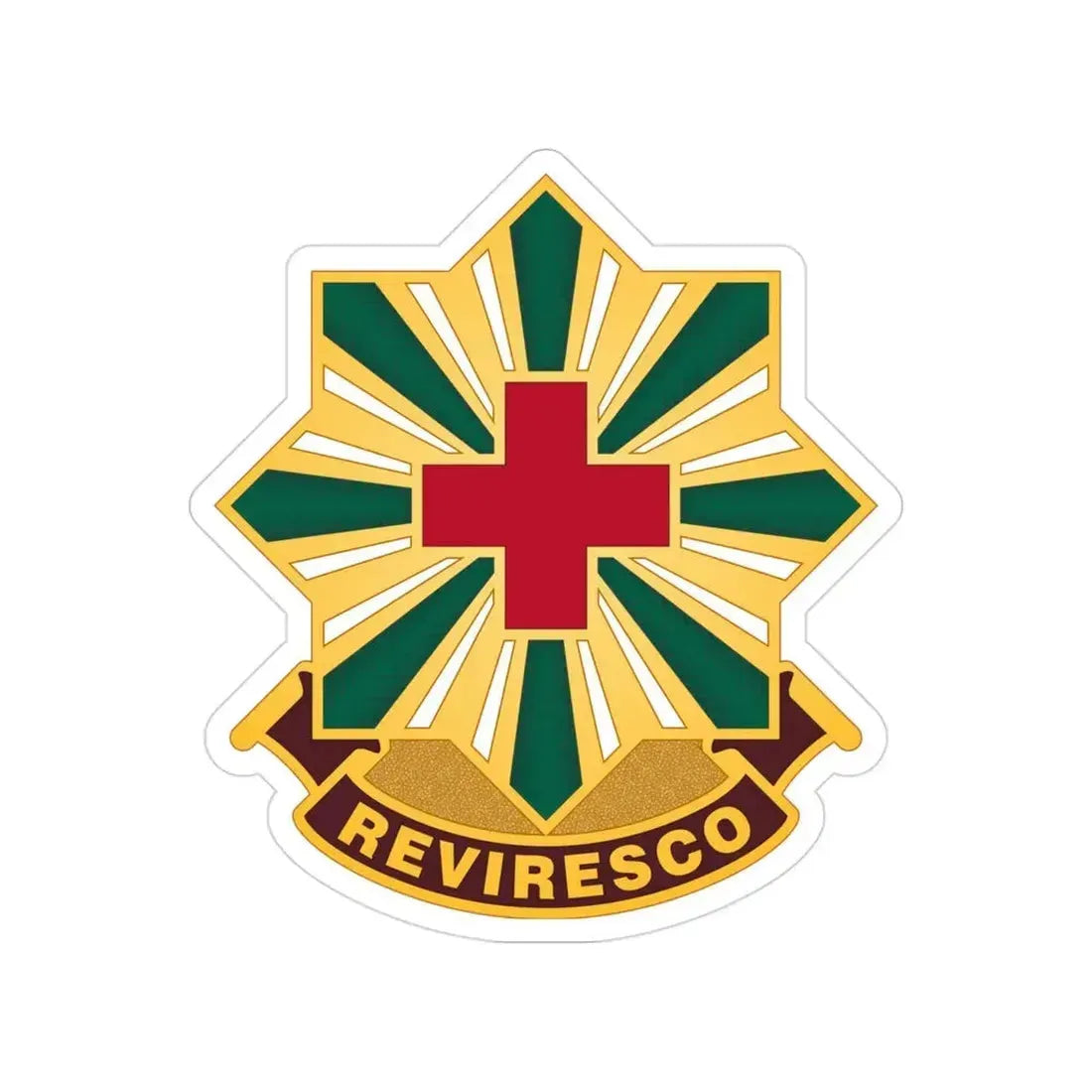 528th Hospital Center (U.S. Army) Transparent STICKER Die-Cut Vinyl Decal - The Sticker Space