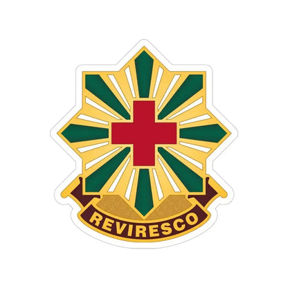 528th Hospital Center (U.S. Army) Transparent STICKER Die-Cut Vinyl Decal - The Sticker Space