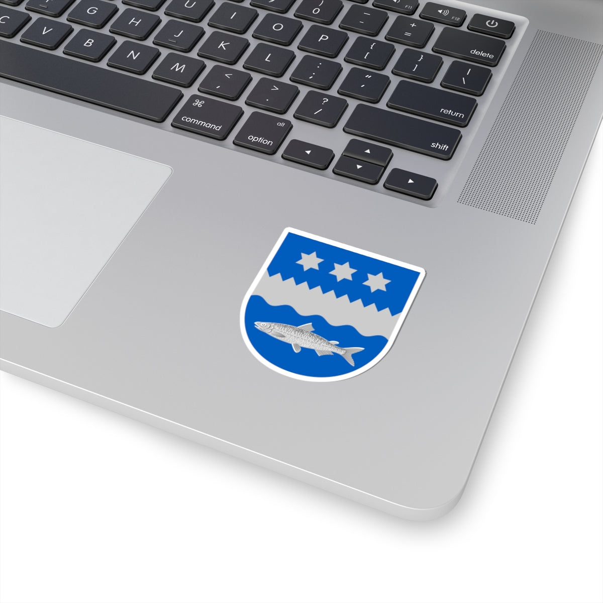 Siikajoki.vaakuna.2007 (Finland) (Coat of Arms) STICKER Vinyl Kiss-Cut Decal