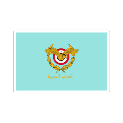 Flag of the Syrian Arab Air Force (Syria) STICKER Vinyl Kiss-Cut Decal