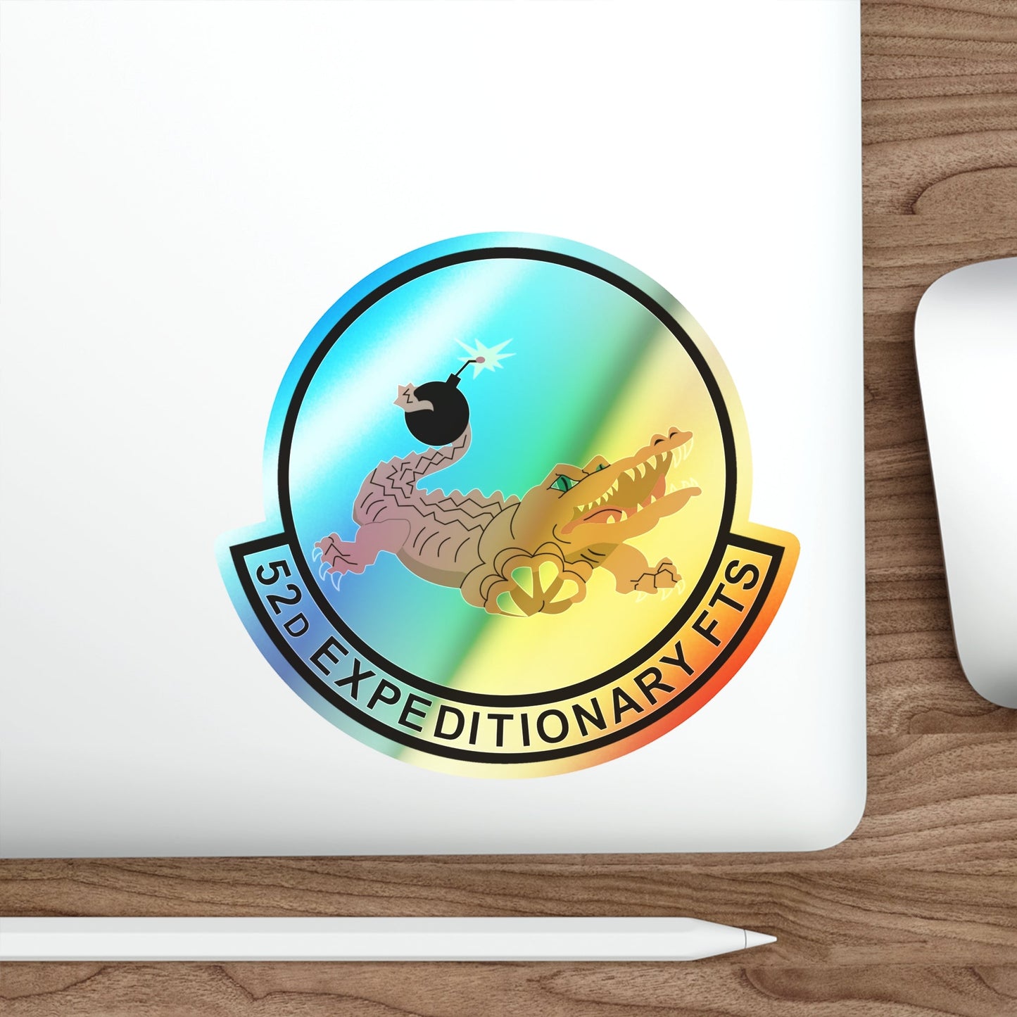 52d Expeditionary Flying Training Squadron (U.S. Air Force) Holographic STICKER Die-Cut Vinyl Decal-The Sticker Space