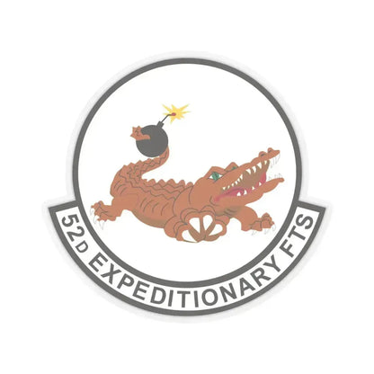 52d Expeditionary Flying Training Squadron (U.S. Air Force) STICKER Vinyl Kiss-Cut Decal 6 Inch Transparent - The Sticker Space