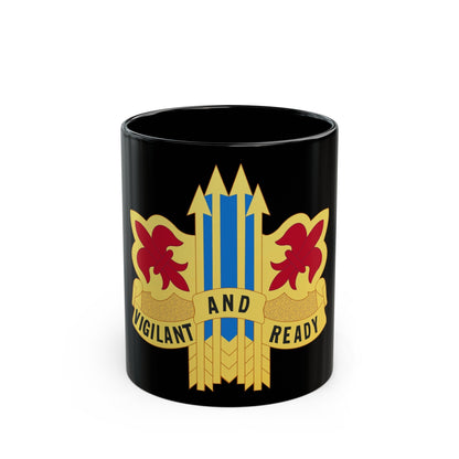 52nd Air Defense Artillery Brigade (U.S. Army) Black Coffee Mug-11oz-The Sticker Space