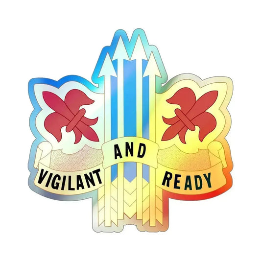 52nd Air Defense Artillery Brigade (U.S. Army) Holographic STICKER Die-Cut Vinyl Decal 6 Inch Holographic - The Sticker Space