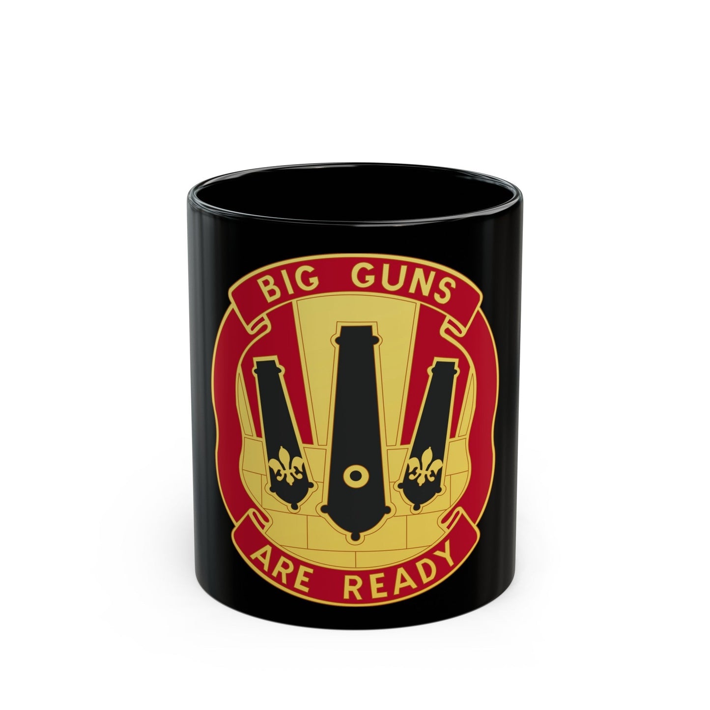 52nd Artillery Group (U.S. Army) Black Coffee Mug-11oz-The Sticker Space