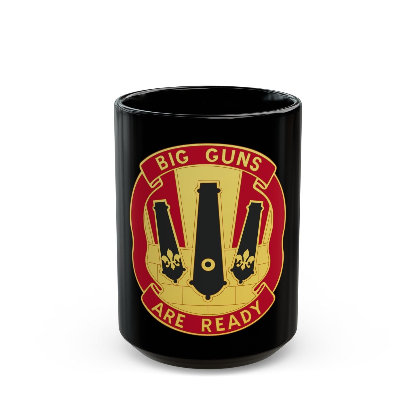 52nd Artillery Group (U.S. Army) Black Coffee Mug-15oz-The Sticker Space