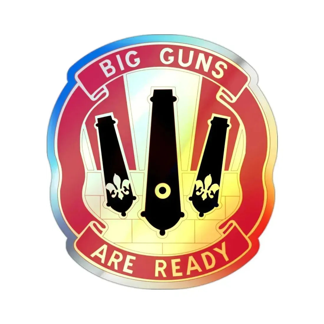 52nd Artillery Group (U.S. Army) Holographic STICKER Die-Cut Vinyl Decal 2 Inch Holographic - The Sticker Space