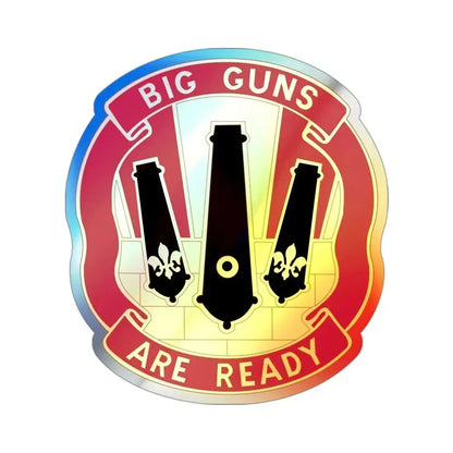 52nd Artillery Group (U.S. Army) Holographic STICKER Die-Cut Vinyl Decal 3 Inch Holographic - The Sticker Space