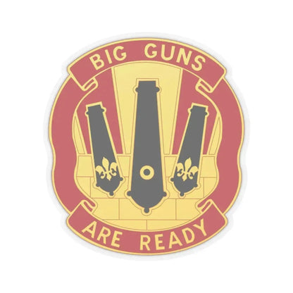 52nd Artillery Group (U.S. Army) STICKER Vinyl Kiss-Cut Decal 2 Inch Transparent - The Sticker Space