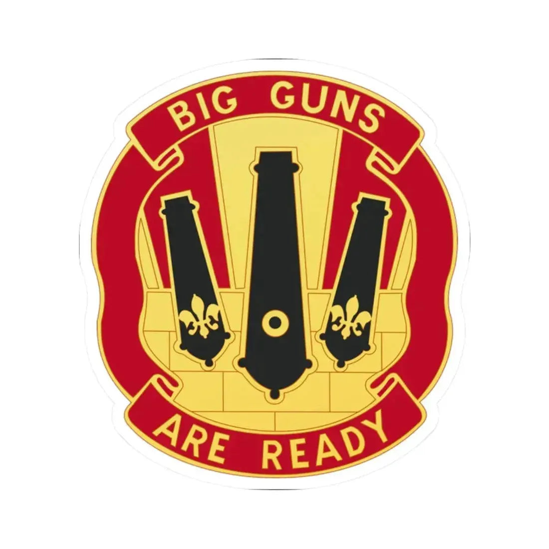 52nd Artillery Group (U.S. Army) STICKER Vinyl Kiss-Cut Decal 2 Inch White - The Sticker Space