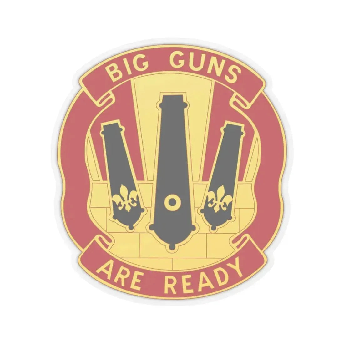 52nd Artillery Group (U.S. Army) STICKER Vinyl Kiss-Cut Decal 3 Inch Transparent - The Sticker Space