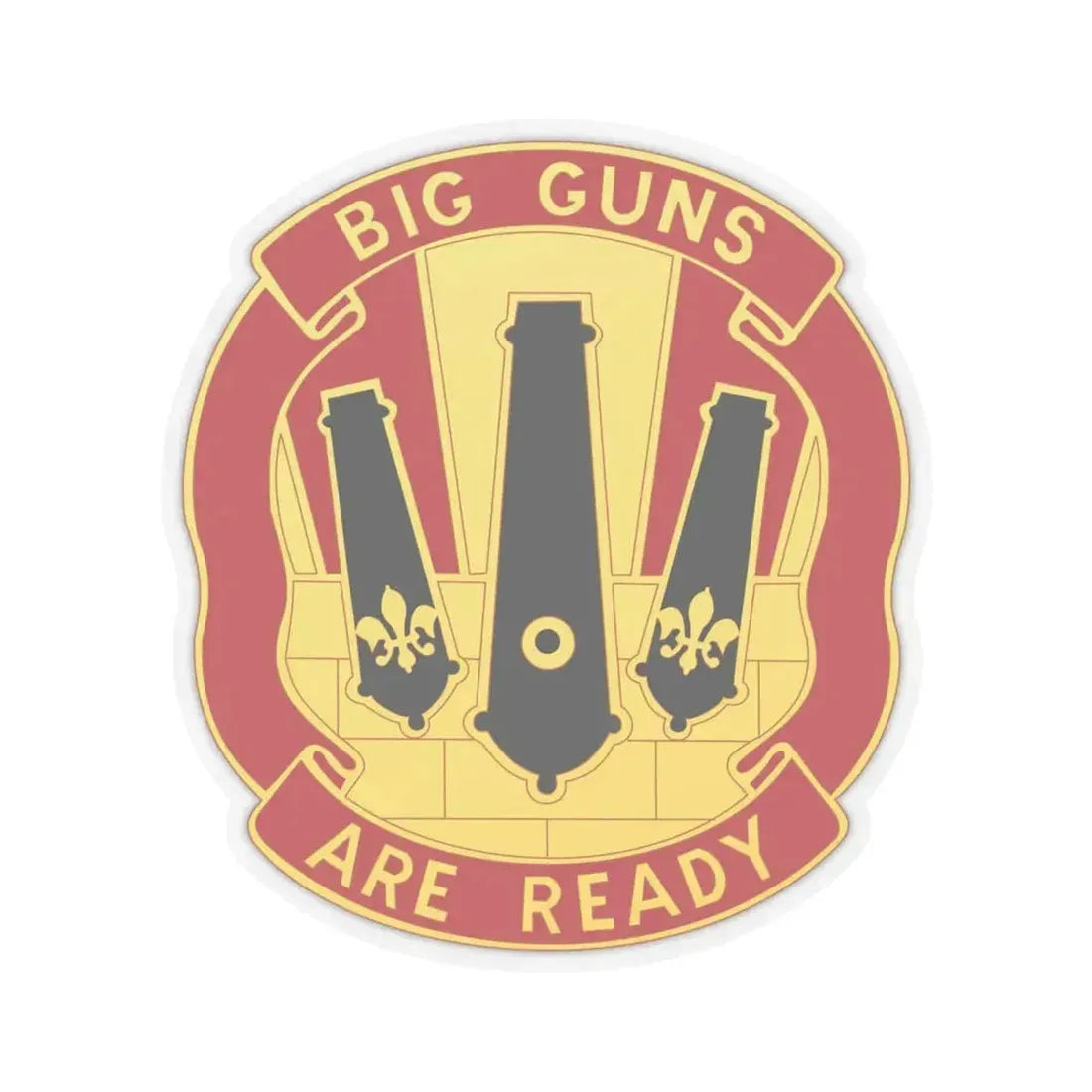 52nd Artillery Group (U.S. Army) STICKER Vinyl Kiss-Cut Decal 4 Inch Transparent - The Sticker Space